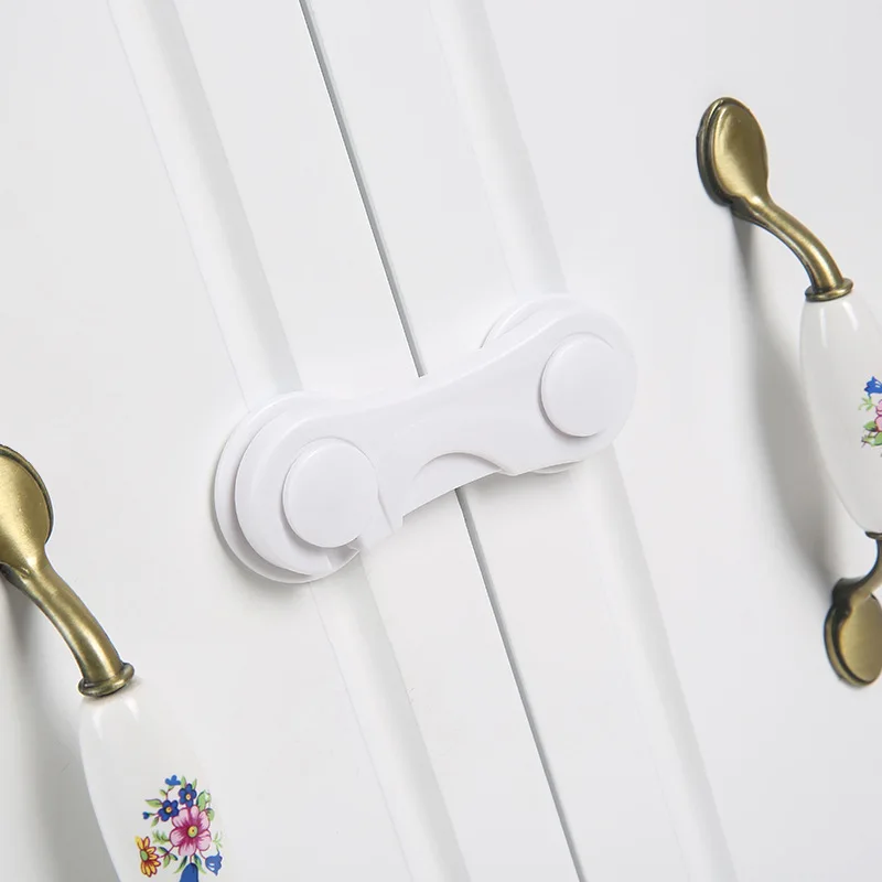 4/6Pcs Child Safety Lock Cabinet Locks Multi-Purpose Baby Drawer Lock Refrigerator Closet Prevent Kids Opening Door Pinch Hands