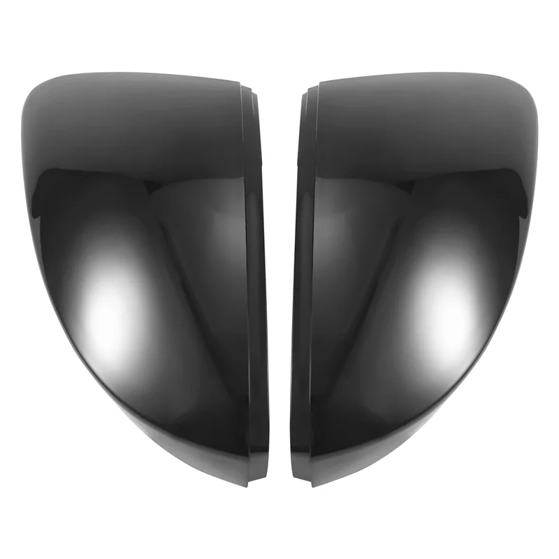 A45f-preto brilhante espelho retrovisor do carro cobre tampas de espelho lateral para skoda octavia mk3 a7 5e 2014-2019 para T-ROC