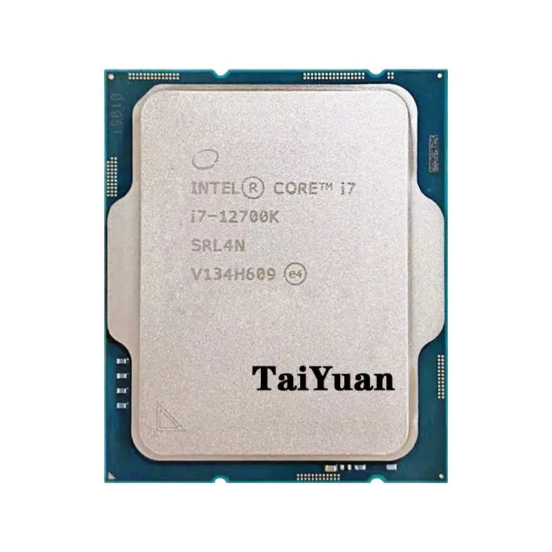 Intel Core i7-12700K i7 12700K 3.6 GHz Twelve-Core Twenty-Thread CPU  10NM L3=25M 125W LGA 1700 New but without fan