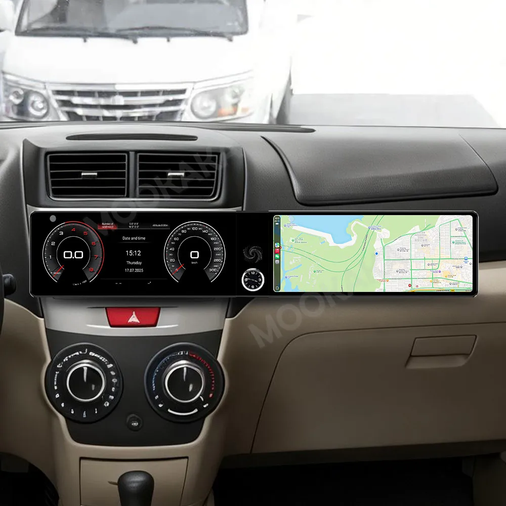 Dual 12.3“ Qualcomm Car Multimedia Player Android Screen For Toyota Avanza 2004~2012 Car Radio GPS Navi CarPlay Auto Head Unit
