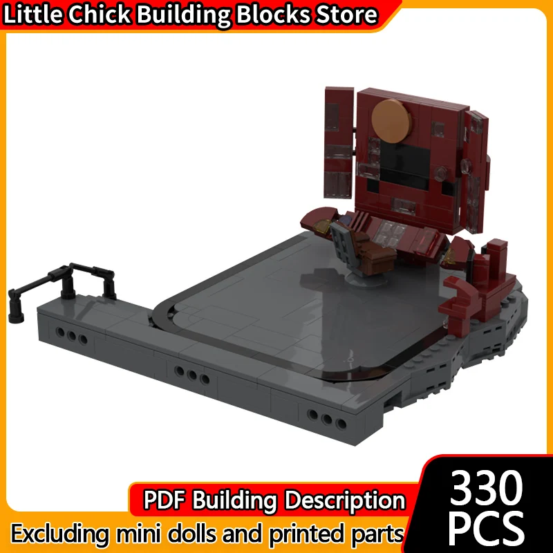 Popular Anime Model MOC Building Bricks The Computer In The Cave Modular Technology Children Holiday Gifts Assemble Toys Suit