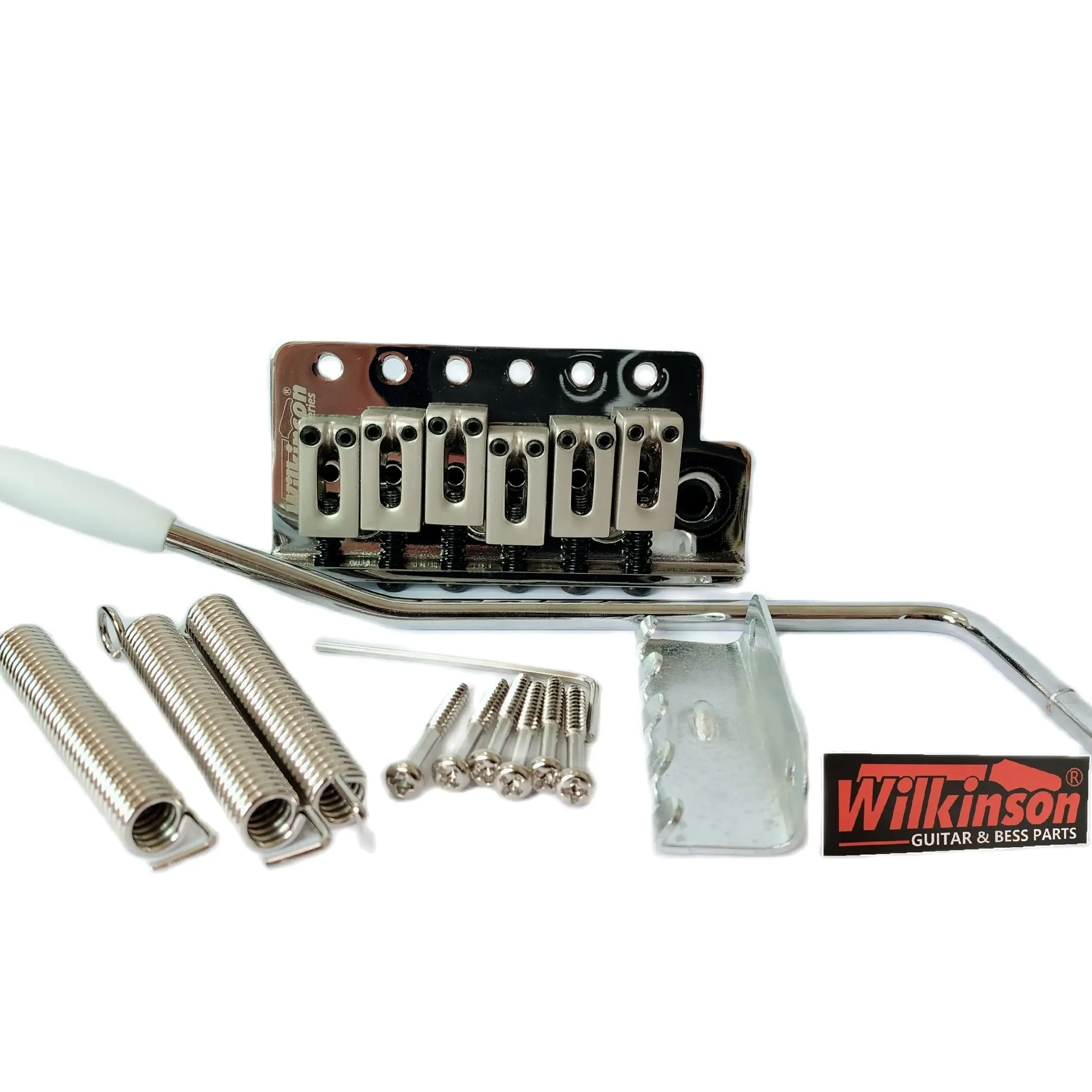 Wilkinson WOV04 54mm (2-1/8 inch) Tremolo Bridge Chrome Silver