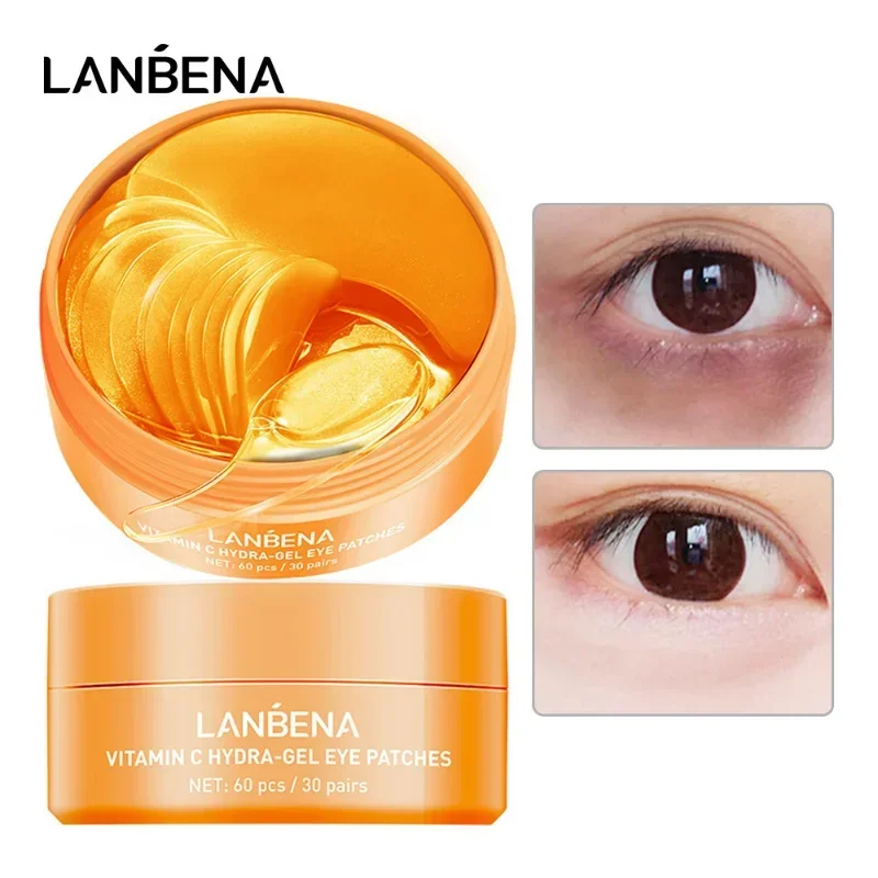 LANBENA Collagen Eye Mask Eye Patch Skin Care Moisturizing Hyaluronic Acid Gel Retinol VC Anti Aging Remove Dark Circles Eye Bag