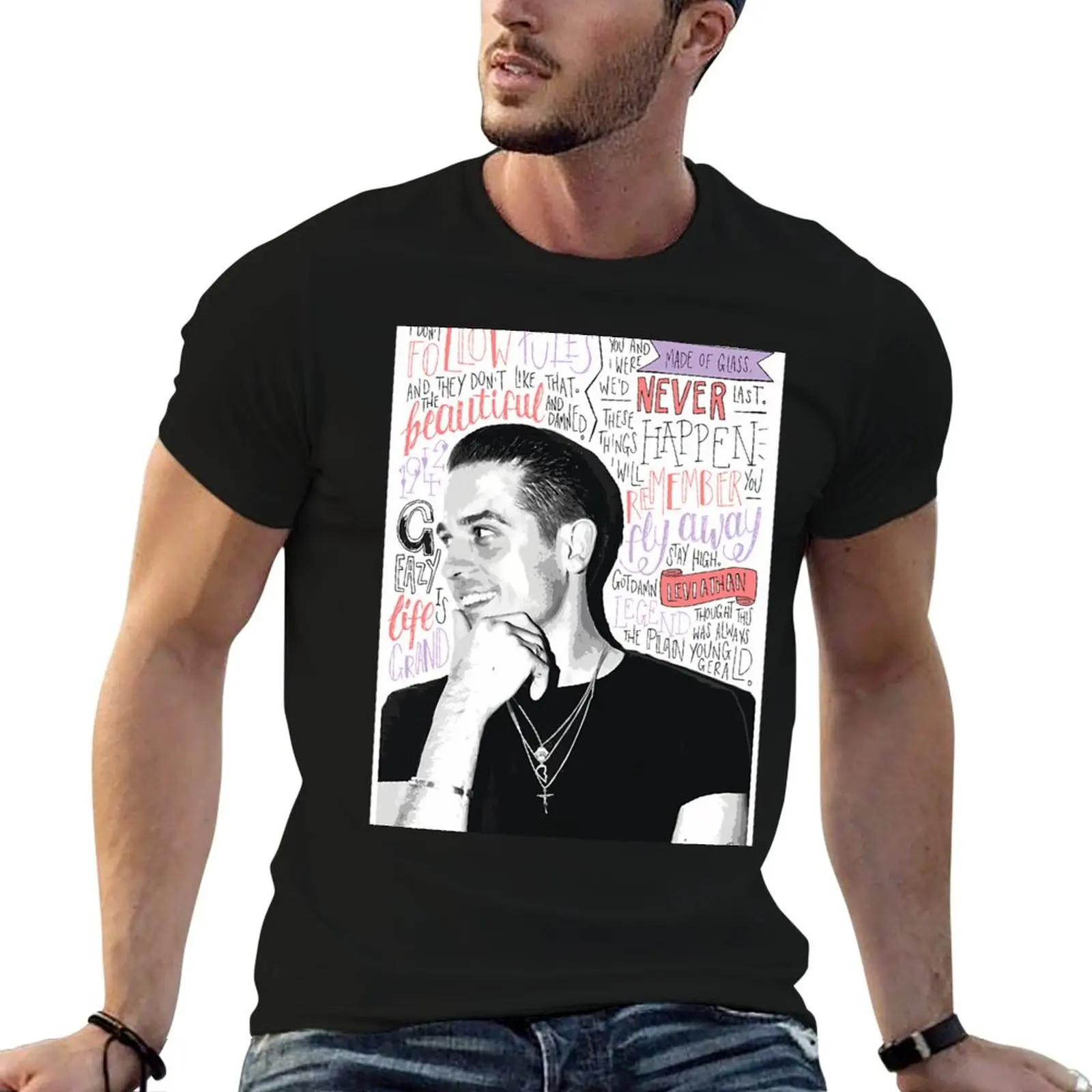 

G-Eazy T-Shirt man t shirt cotton funny t shirts cotton man tshirt T-shirt