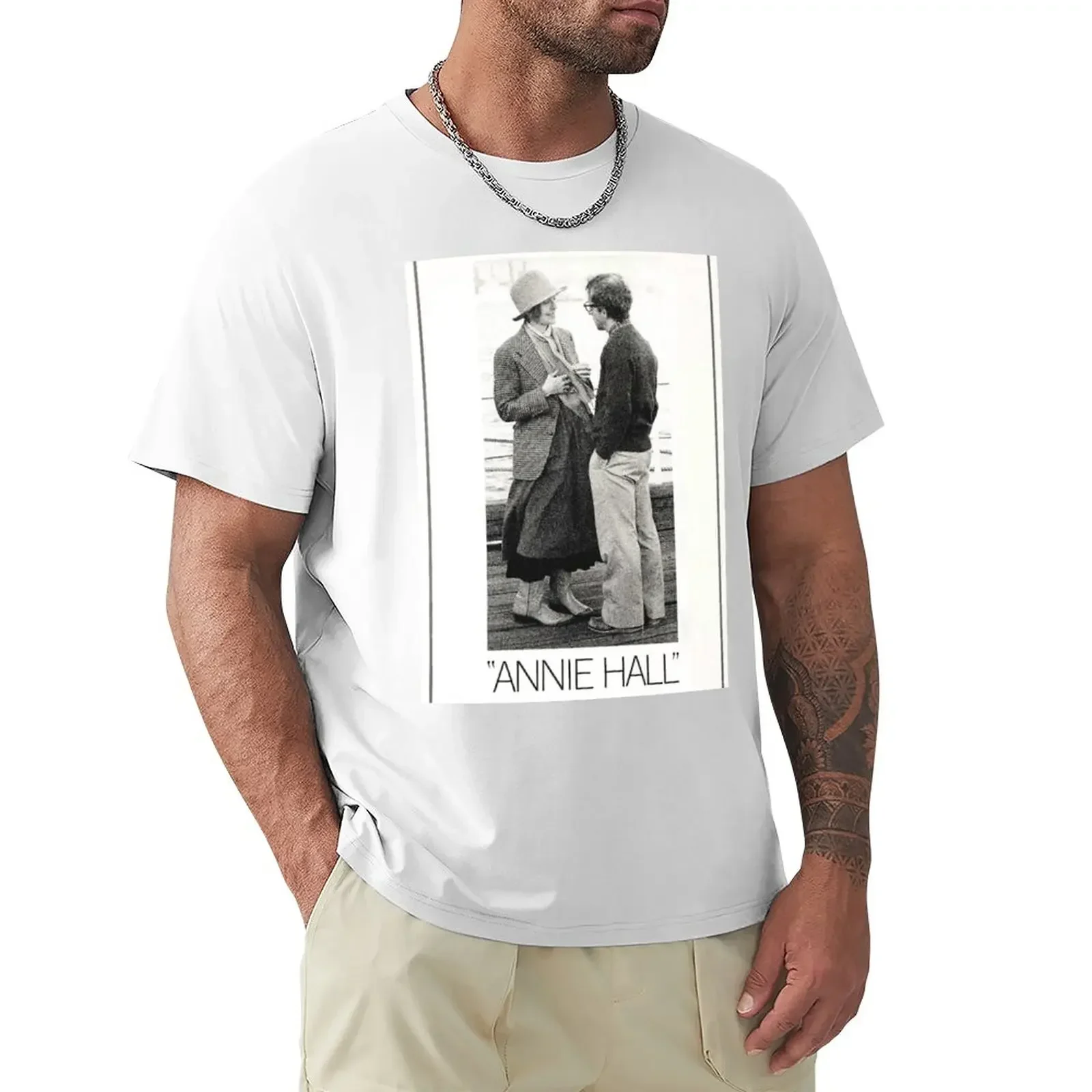 Annie Hall by Woody Allen Wallpaper T-Shirt animal prinfor boys oversized graphic tee graphic shirts luxury clothes men