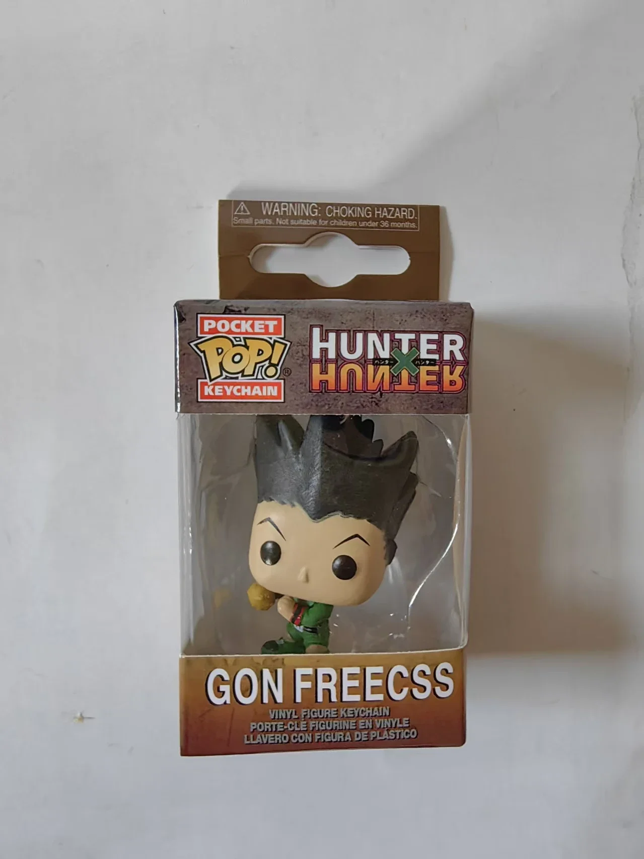 Funko Pop Pocket Pop Llavero Gon Freecss Hunter x Hunter Figura de Vinilo de Anime Adorno de Escritorio Coleccionable Colgante para Mochila