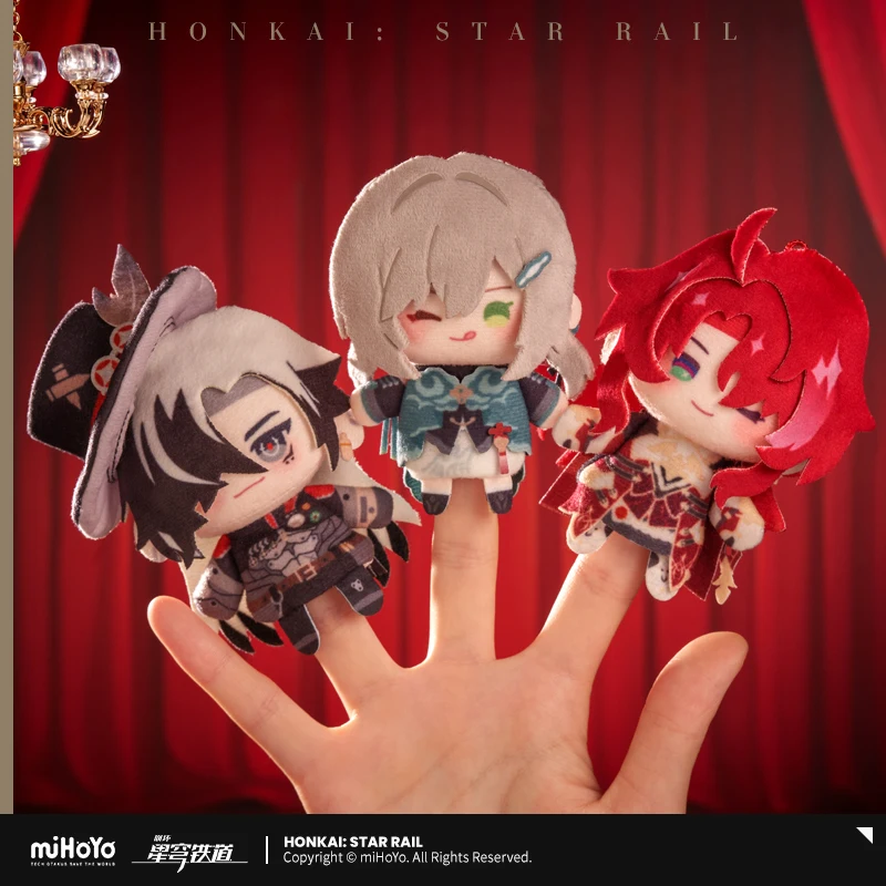 

Официальный MiHoYo Honkai Star Rail Sparkel, ручная кукла, брелок для ключей Robin Black Swan, аксессуары для косплея, коллекция фанатов, подарок