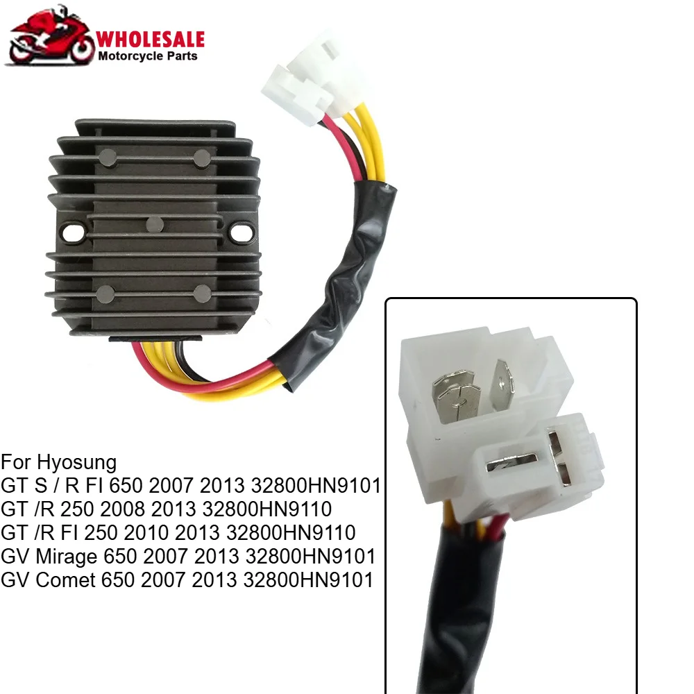 1pc Retificador Regulador de Tensão para Hyosung GT250 GT250R GT250FI GT650 GT650S GT650R GT650FI GV650 Mirage Comet GV GT 650 250