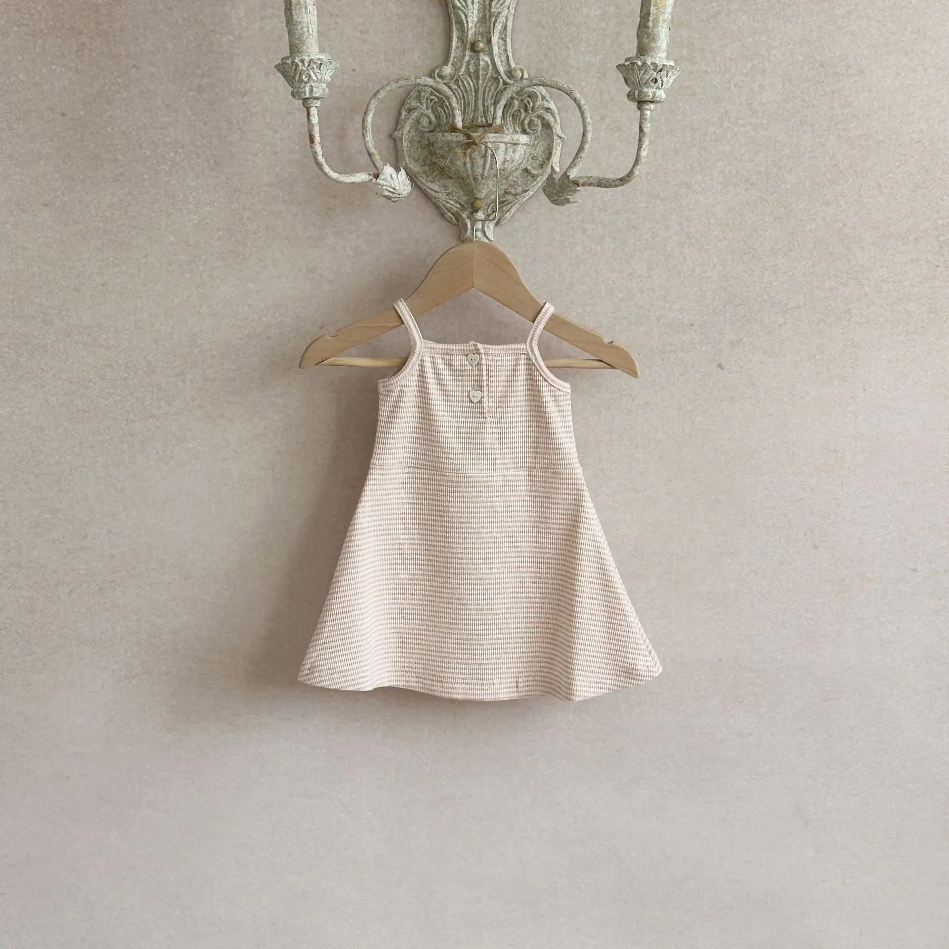 0-3Y Baby Girls Clothes  A Line Dress For Girls Striped Camisole Dress Summer Gilrs Clothing