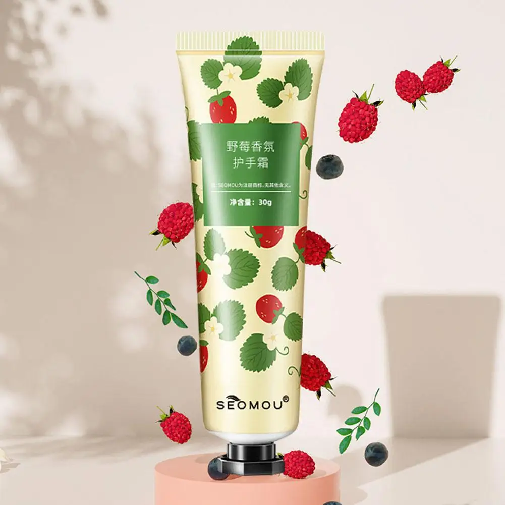 Blumen frucht Hand creme feuchtigkeit spendende pflegende Anti-Falten-Anti-Riss-Reparatur cremes für Hände Hautpflege produkte v4s1