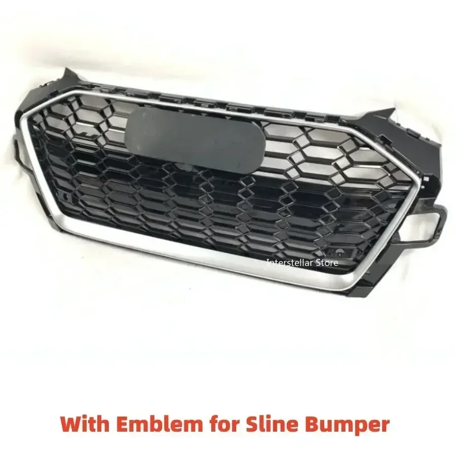 

Racing Grills Front Bumper Grille Honeycomb Sport Grill Car Bumper Grille For A4/S4 2020 2021 2022 For RS4/S4 Grill Style