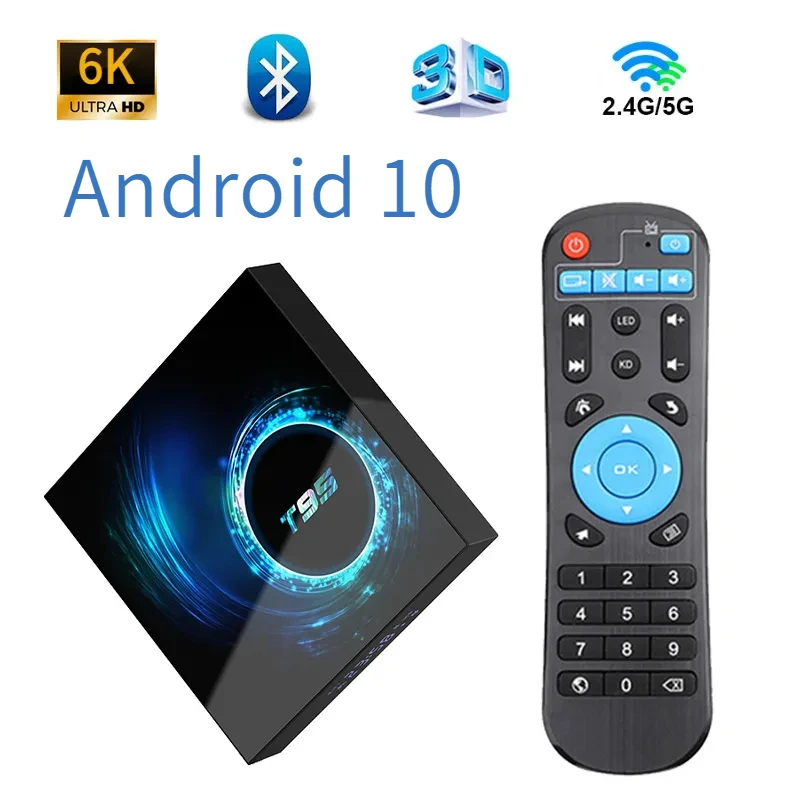 

T95 Smart tv box 8GB 128GB allwinner h616 Quad Core HD 6K 3D 4G 5G Dual WiFi Bluetooth 5.0 Media player android TV Box