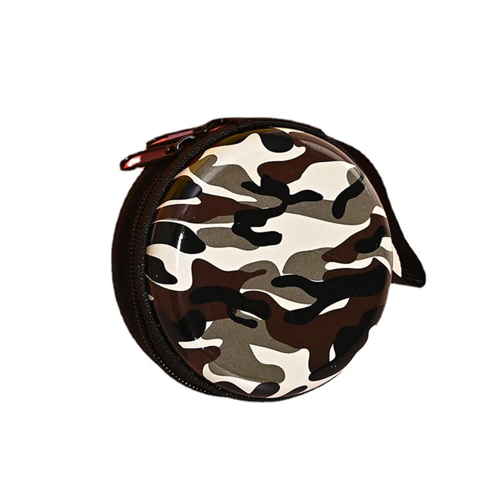 Zip Camouflage Coin Purse  Wallet Small Storage Bag Portable Commuter Tactical Military Outdoor Keychain Tinplate Coin Purse