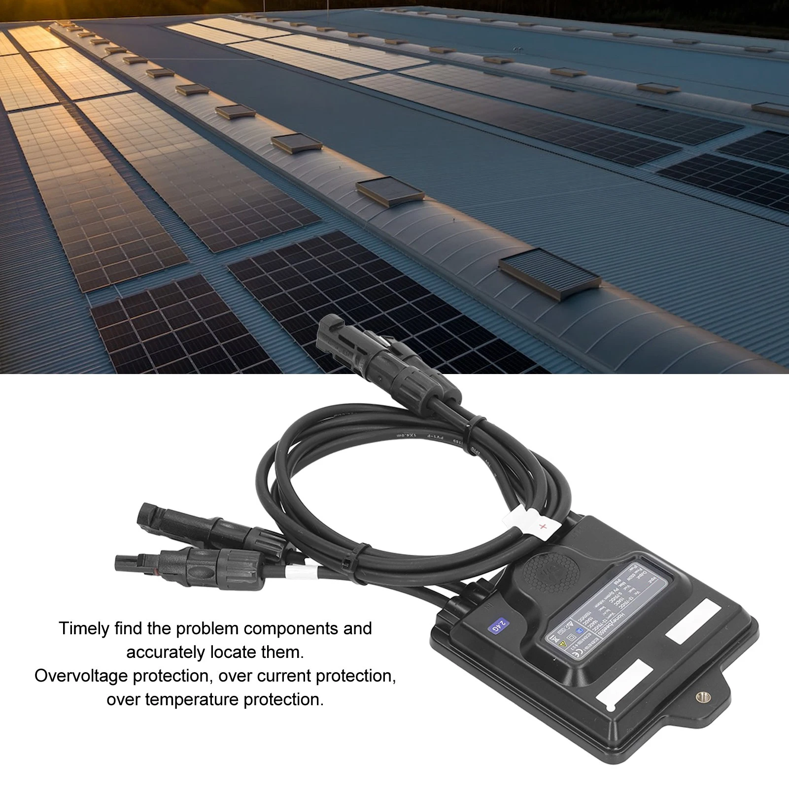 

Solar Optimizer MPPT PV Photovoltaic Power Optimizer 650W Solar Panel Optimizer Overload Protection Accessory