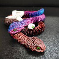 1pcs 3d Printable Snake Dragon Ornament Desktop Decoration New Year Traditional Table Decoration Children Toys New Year Gift