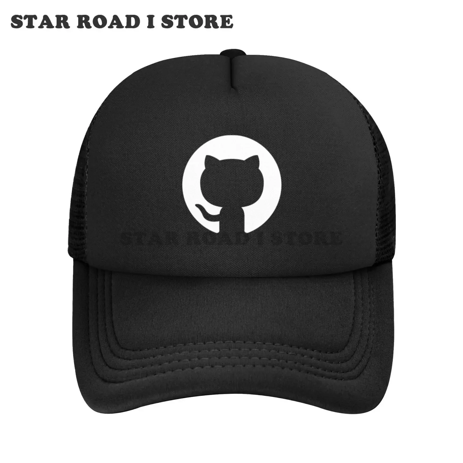 Summer New Arrival Github Baseball Caps Peaked Cap Python Linux Code Sun Shade Hats for Men Women