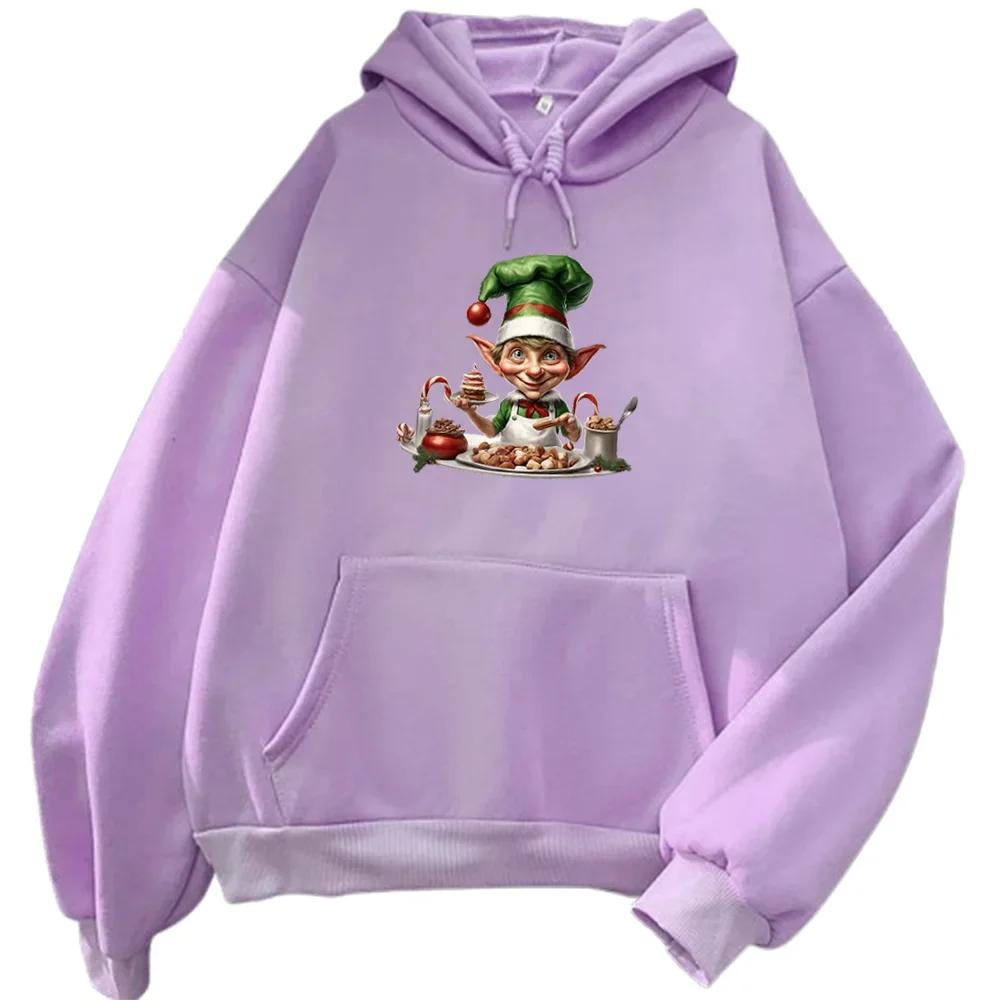 

Chef Christmas Elf Hoodie Women/Men Harajuku Funny Sudaderas Hoodies Unisex genie Pullovers Sweatshirts Winter Fleece Clothing