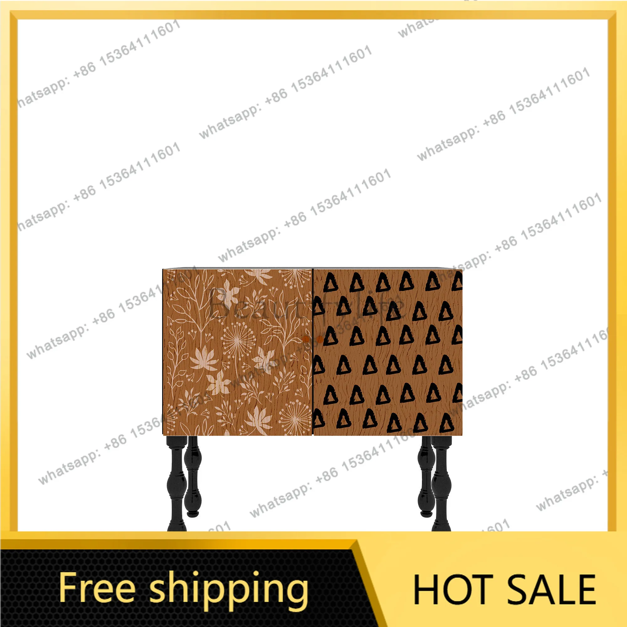 XX. Living Room Bedroom Locker Household Storage Solid Wood Antique Locker