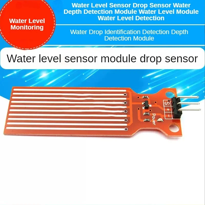 DC 3V-5V Rain Water Level Sensor Module Detection Liquid Surface Depth Height for Arduino DIY Compatible with UNO MEGA 2560