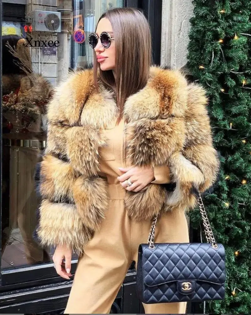 Winter Thick Warm Soft Faux Fur Coat Women Long Sleeve Crop Jacket Coat Female Brown Cropped Faux Fur Coat Casual 2021 New