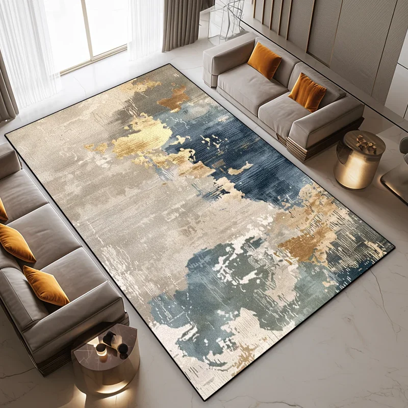 Nordic Ink Splash Abstract Carpets Living Room Large Area Home Decoration Bedroom Rugs Non-slip Coffee Tables Balcony Foor Mats