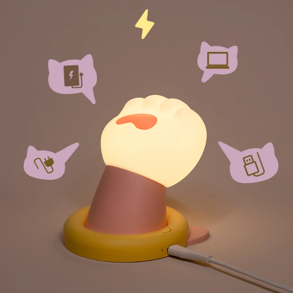 3 Level Brightness Night Light Portable Night Lamp Bedroom Light Night Light 3-Level Brightness for child Safe Materials