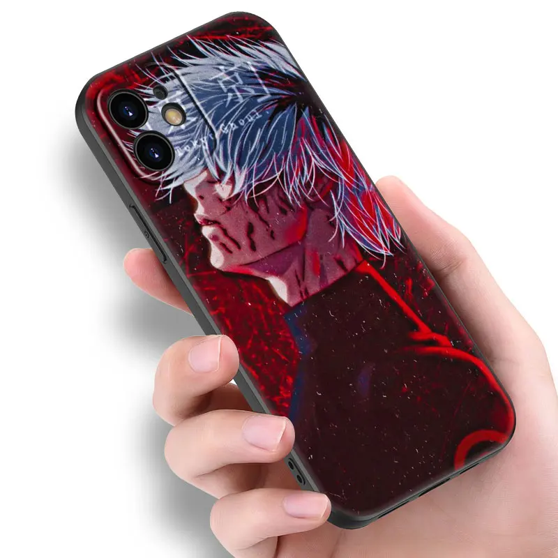 Anime Tokyo Ghoul Black Phone Case For Apple iPhone 15 14 13 12 Mini 11 Pro MAX XR X XS 7 8 Plus SE 2020 2022 Cover