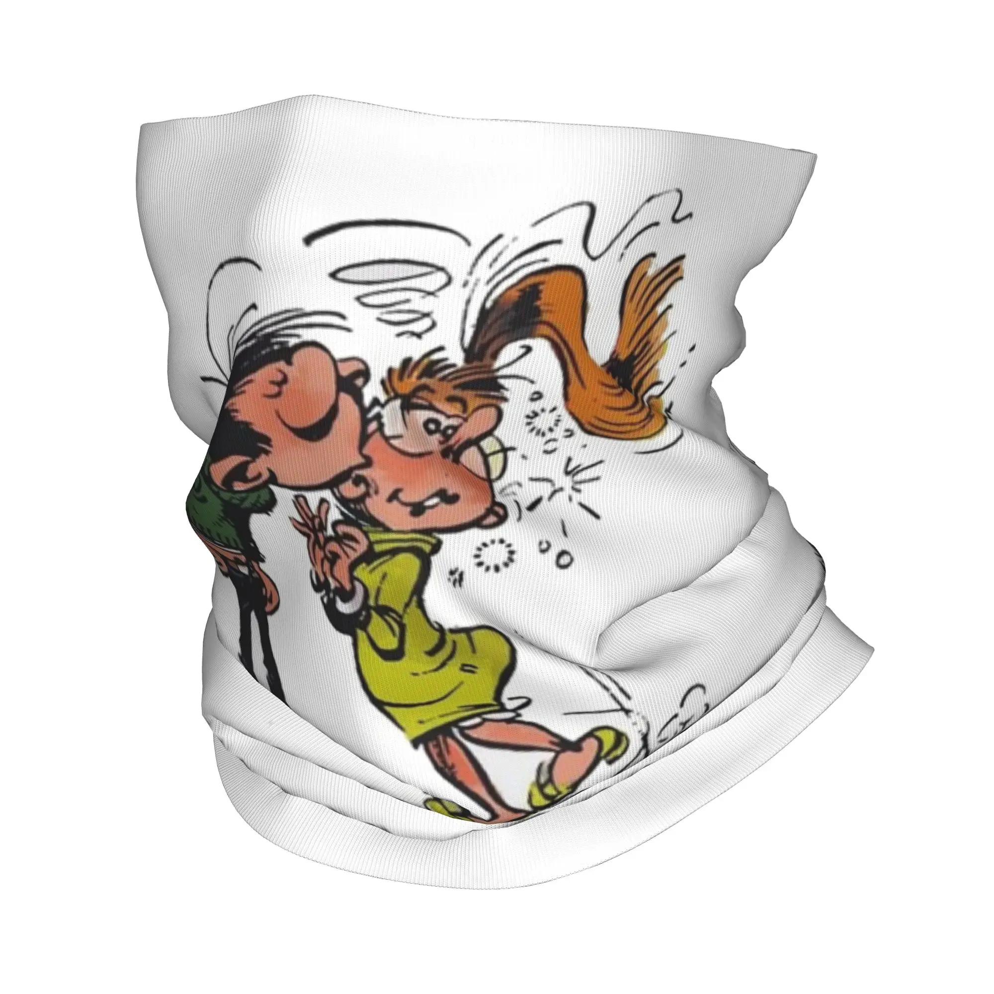Gaston lagaffe Bandana Neck Cover Printed Wrap Mask Scarf Multifunction Headwear Running For Men Women Adult Breathable
