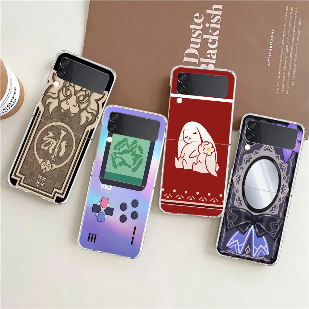 Honkai Star Rail Game Same Style Phone Case For Samsung Z Flip 3 4 5 6 fold High Hard PC Shell For Galaxy Z Flip 3 5 6 Cover