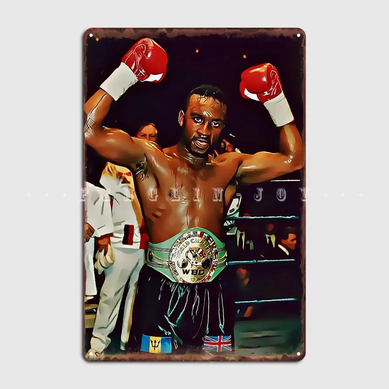 Nigel Benn The Dark Destroyer Metal Sign Pub Mural Design Plaques Tin Sign Posters