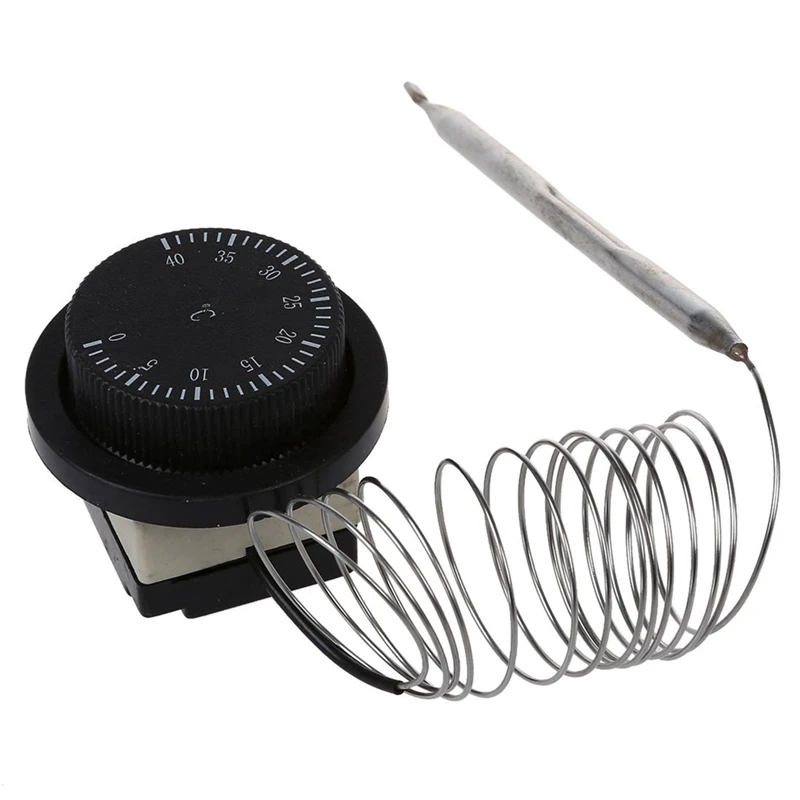 10X 1NC 1NO AC 250V/380V 16A 0-40C Temperature Control Switch Capillary Thermostat