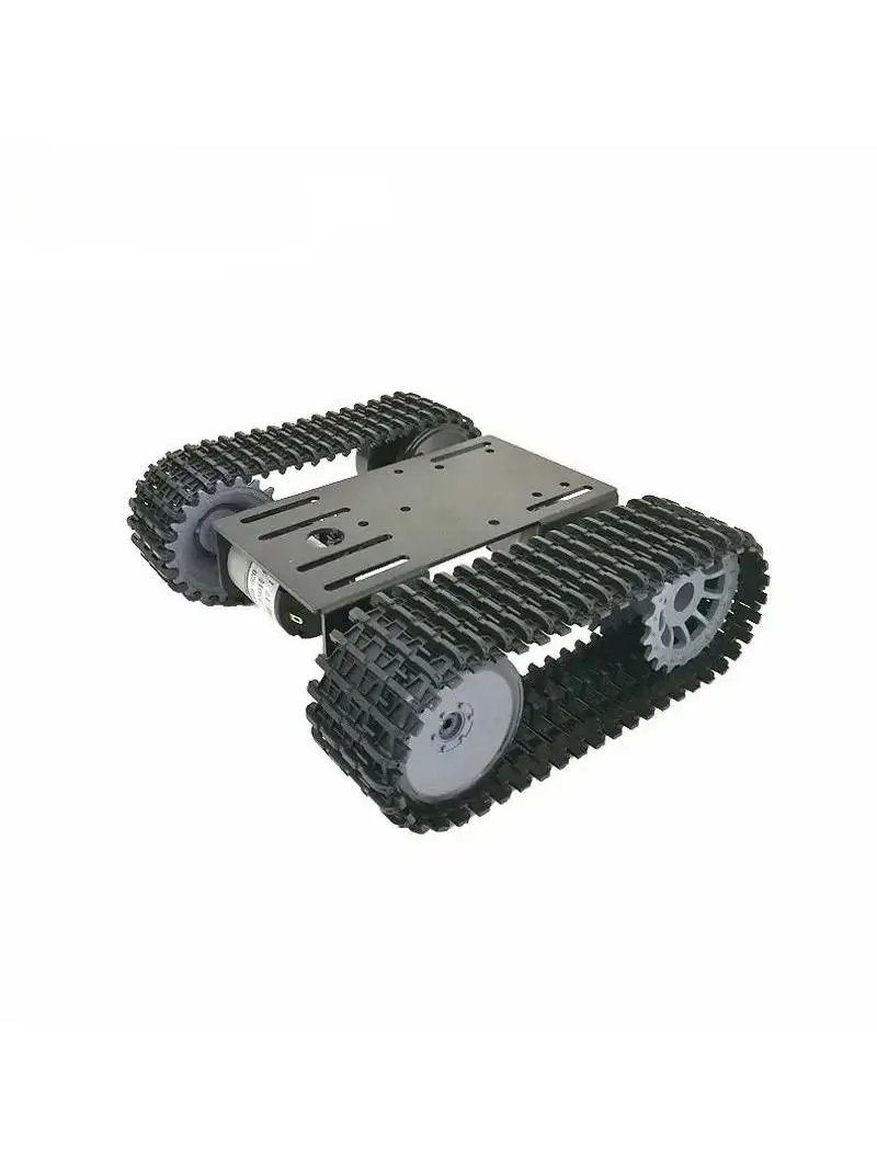 Châssis de voiture-citerne intelligent A19Q, plate-forme de Robot sur chenilles avec double moteur DC 12V pour bricolage pour Arduino T101-P/TP101