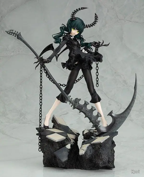 100% Original:Anime BLACKROCK SHOOTER Dead Master 28cm PVC Action Figure Anime Figure Model Toys Figure Collection Doll Gift