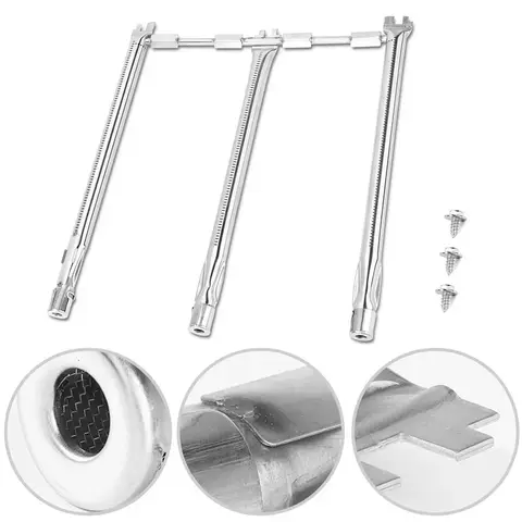 OEM Replacement Grill Burners Designed to Fit Specific Models in the For Weber GS4 and For Spirit II Lineup of Gas Grills