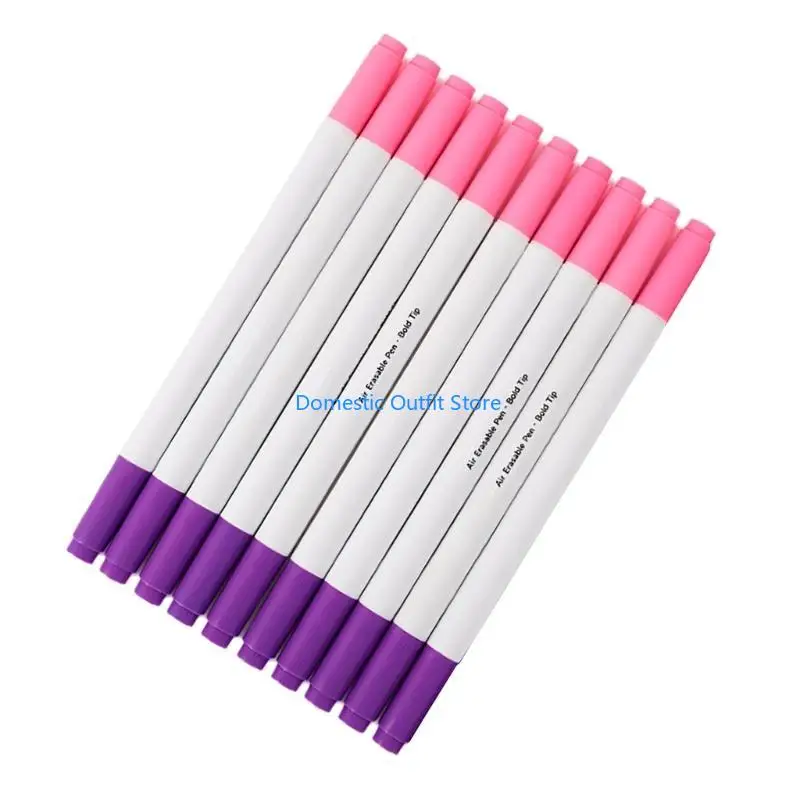 

10x/Set Fabric Marker Pen Timary Marking Pen Water Растворимая ручка для стега 68TC