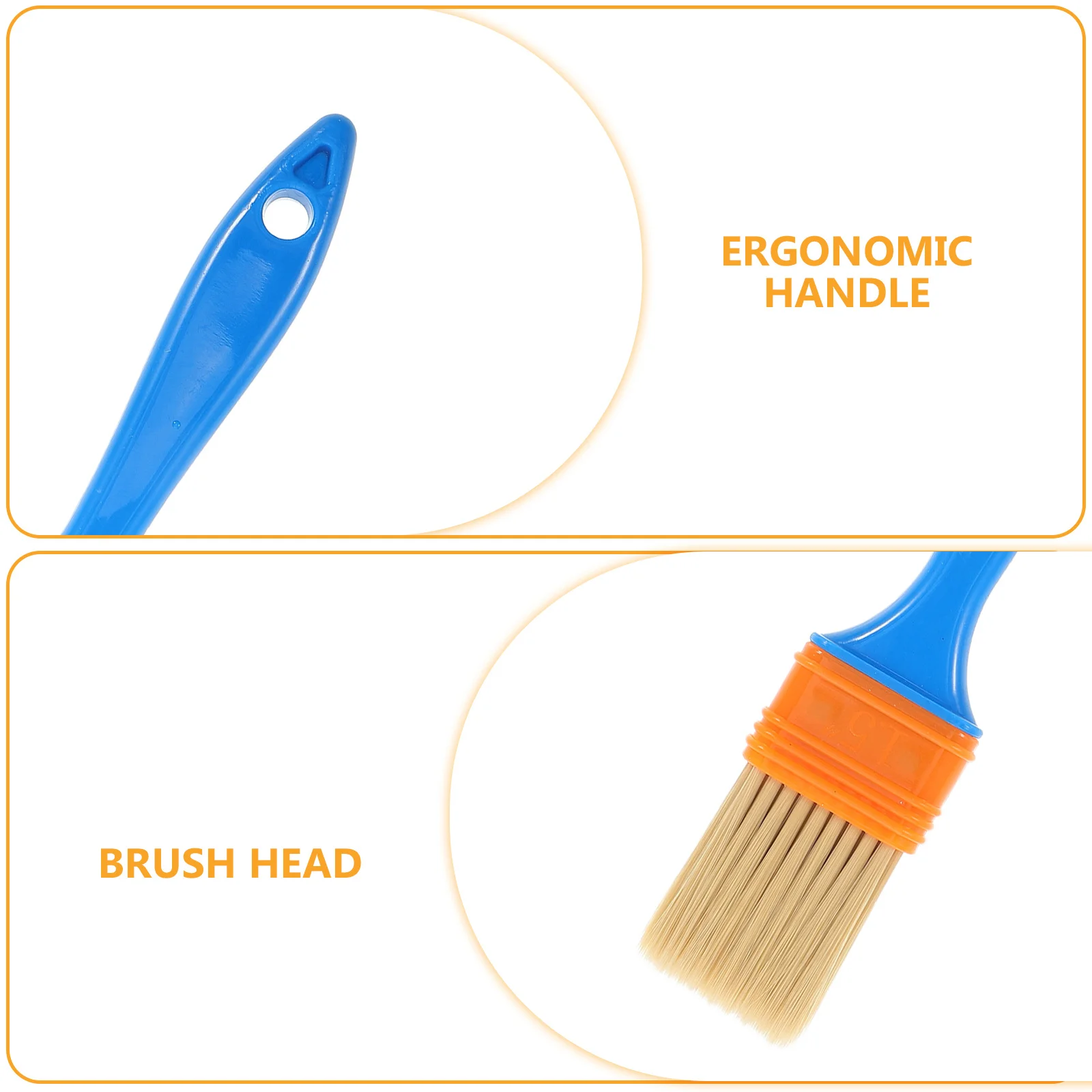 Soft Bristle Wall Trim Paint Brush For Refinishing Furniture Fences Diy Projects Artist Craft Brushes Painting Tools