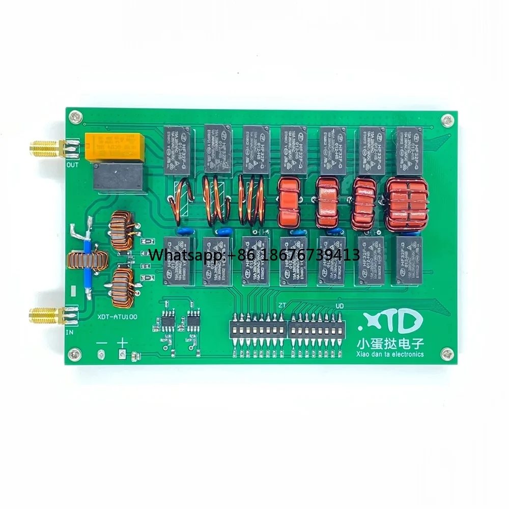 1.8MHz-50MHz 200W Manual Antenna Tuner HF Shortwave Assembled XDT-ATU N1 (100)