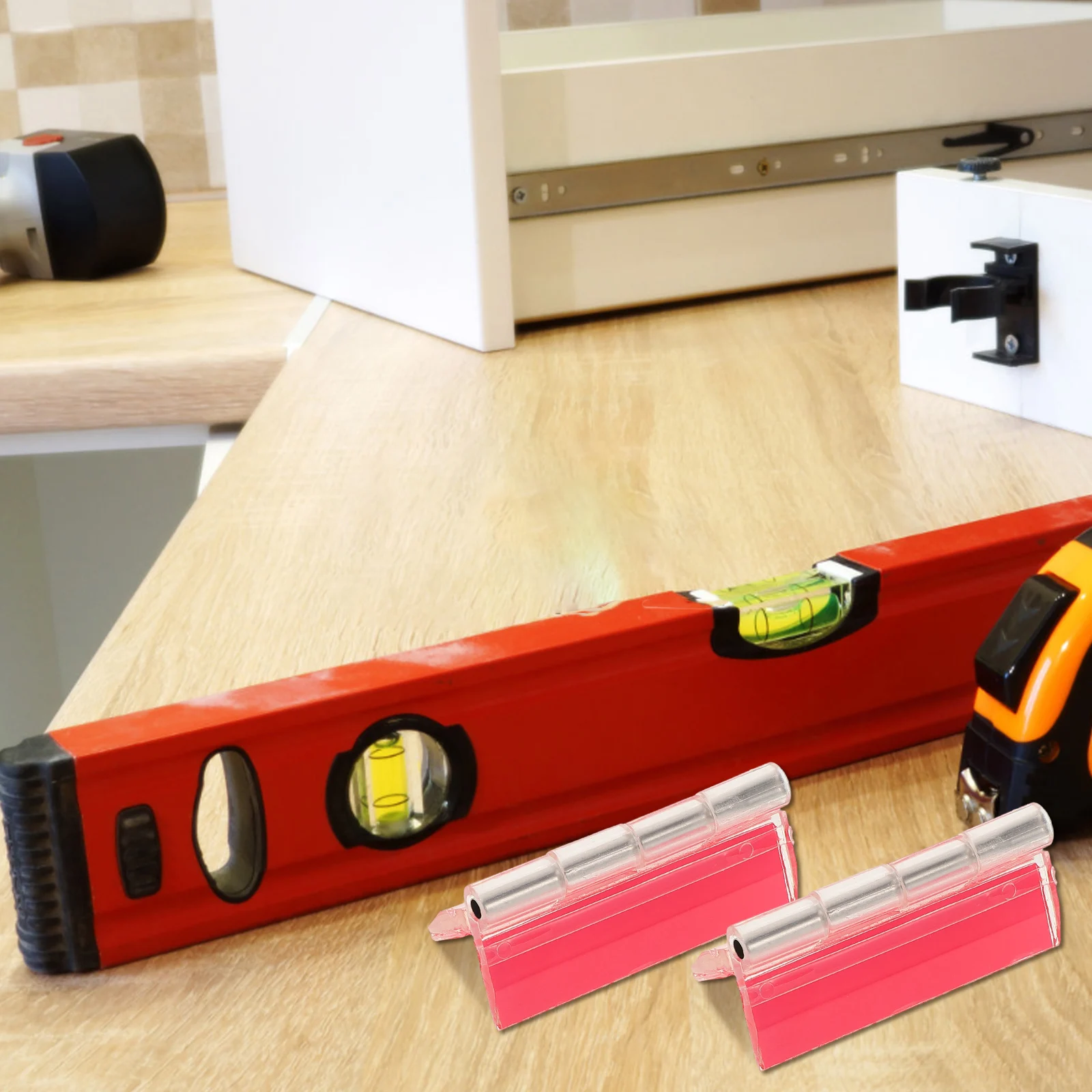 

5pcs Self-Adhesive Hinge Clear Tape Design Stainless Steel Axle For Cabinet Door Glass Drawer Folders Mini Hinges