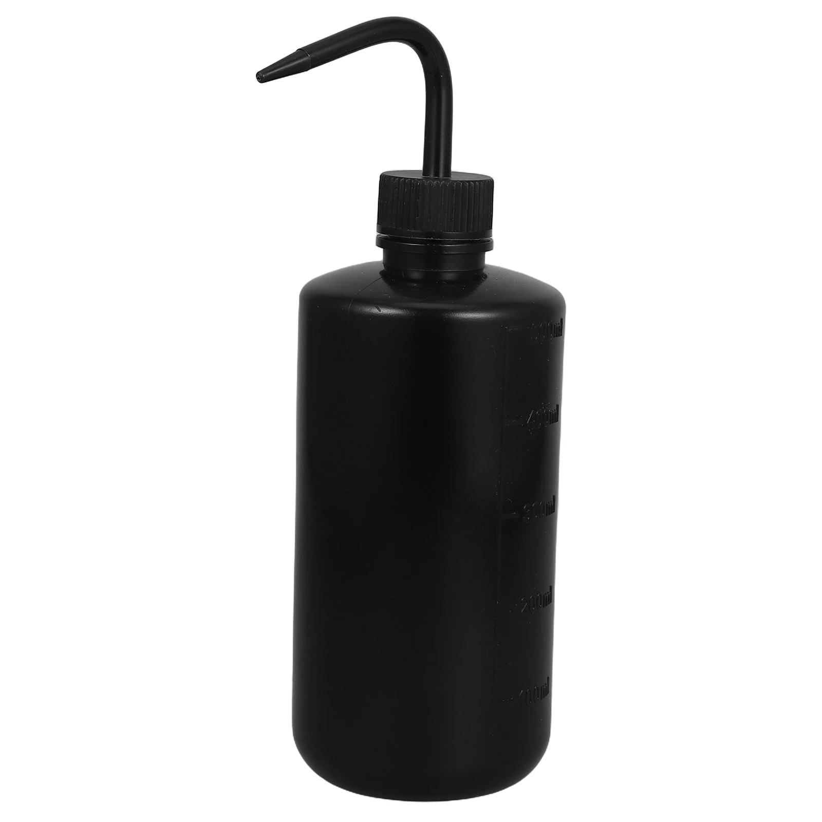 

2pcs 500Ml Cleansing Bottle Black Plastic Squeeze Bottle For Succulent Watering Tattoo Wash Cleaning Lab Use Mini Washer