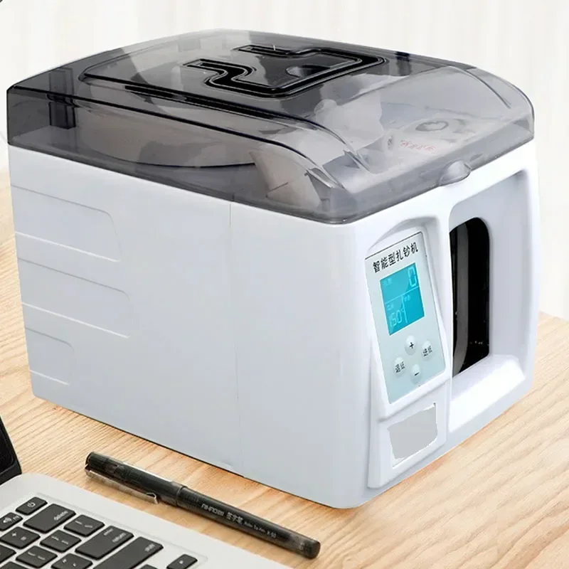 LCD-equipped hot-melt strapping machine; fully automatic banknote banding machine (specialized for banks)
