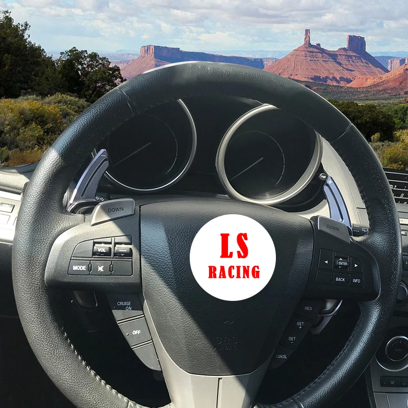 

Автомобильный алюминиевый руль, рычаг переключения передач, удлинитель рычага переключения передач для Mazda 6/Mazda 3 Speed/RX-8, аксессуары для интерьера автомобиля