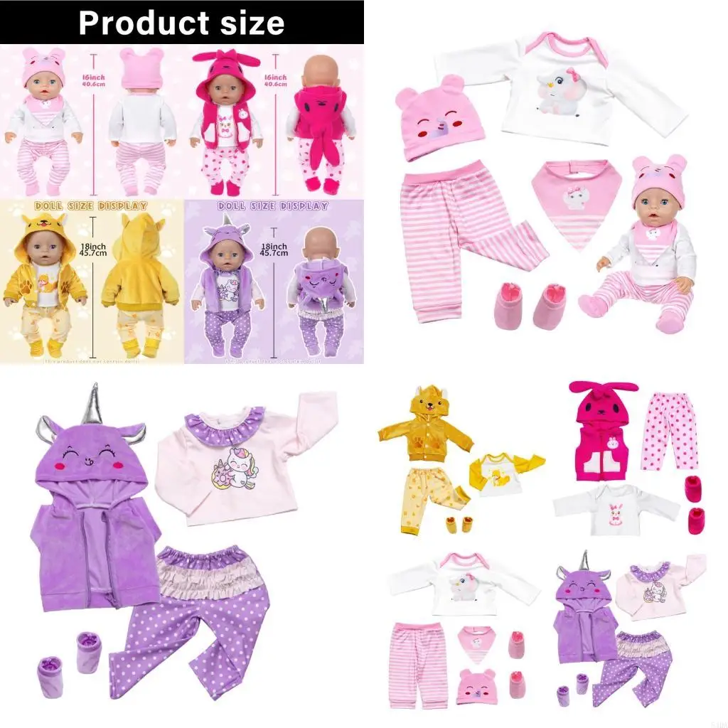 

54DA 18 дюймов модный наряд для куклы с качественной индивидуальной кукольной одеждой детский подарок для ролевых игр