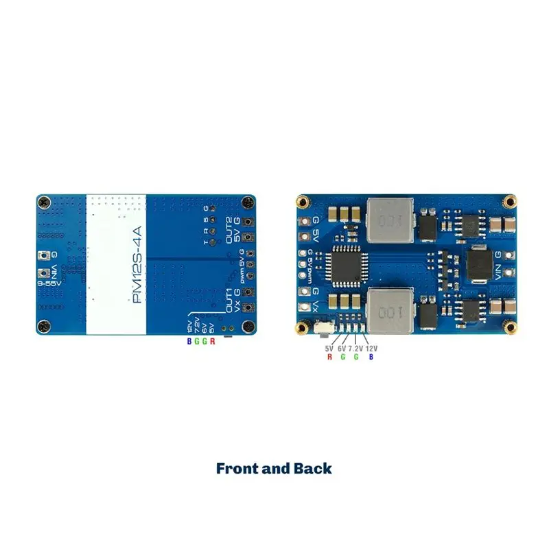 DT17 PM12S-4A Power Module, Step-Down Voltage Regulator, 9-55V DC Input, UBEC for RC Airplane & Multicopter