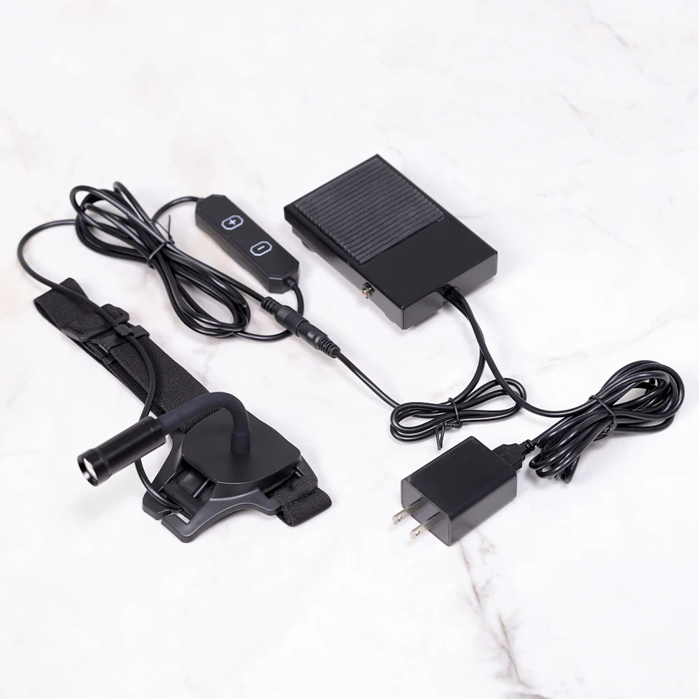New Design Eyelash Extension Uv Led Headlamp Rapid Curing Durable Foot Pedal Eyelash Nail Curing UV Led Lamp Kit Best Tool