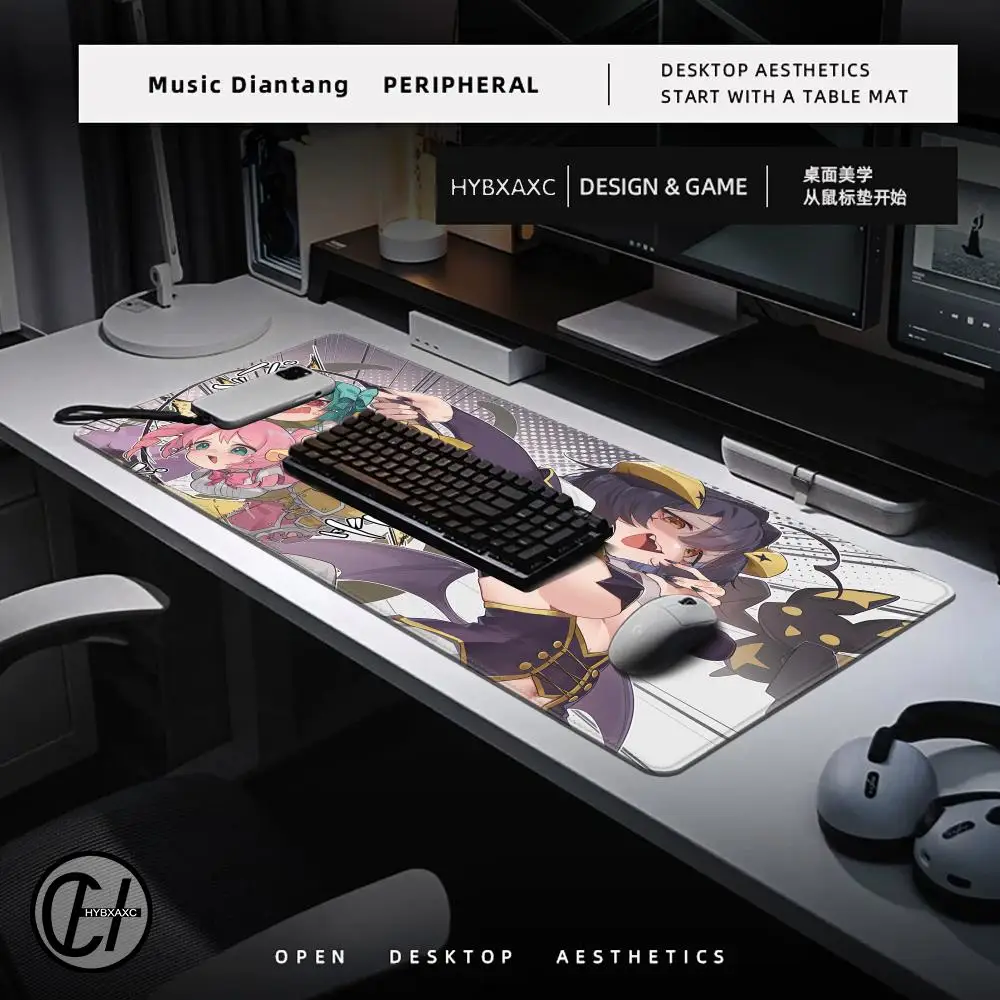 Gushing over Magical Girls Utena Hiiragi Magia Baiser XXL ماوس الوسادة الكمبيوتر المحمول الكبير عدم الانزلاق لوحة المفاتيح مكتب الحصير ماوس