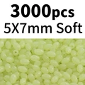5x7mm 3000 piezas blancas