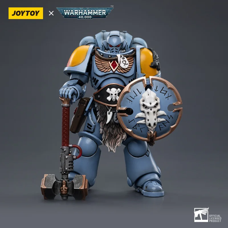 

Официальный JOYTOY Warhammer 40,000 Space Wolves Claw Pack Sigyrr Stoneshield 11,7 см подвижные фигурки игровые периферийные игрушки