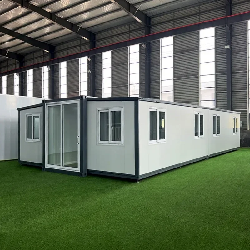 20ft  Hurricane Proof Light Steel Foldable Flat Pack Expandable Storage Prefabricated 4 Bedroom Container House