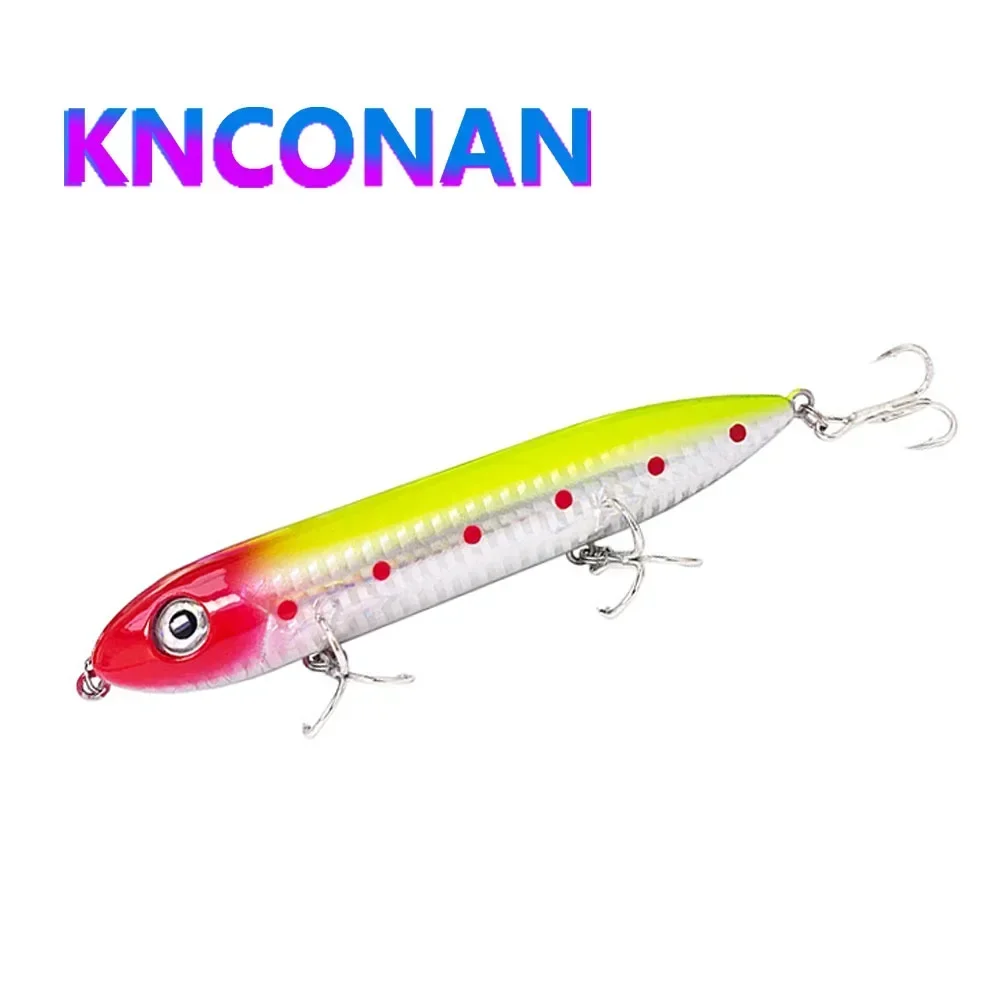 Big Floating Pencil Fishing Lures 125mm 26g Top Water Artificial Bait Pesca Wobbler for Carp Walking the Dog Swimbait Equipment