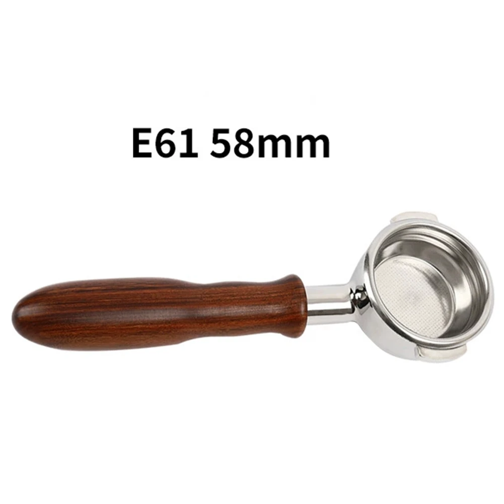

A88E-E61 58MM 2 Ears Coffee Bottomless Universal Handle Filter Basket Espresso Machine Parts Accessories Tool Set